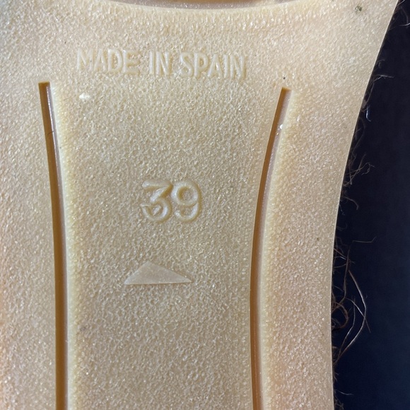 Gaimo anthropologie Arcadia espadrilles tan/khaki suede leather uppers size 8 - Picture 6 of 6